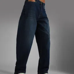 High Star Blue Cotton Flare Fit Jeans image 1