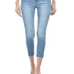 NUMERO UNO Light Blue Denim Skinny Fit Mid Rise Jeans image 1
