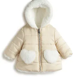 Chicco Girls Light Natural Regular Fit Embellished Jacket-image-50