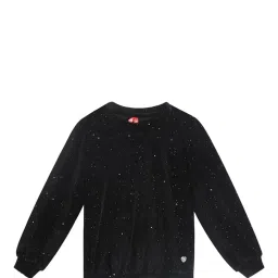 Blue Giraffe Kids Black Printed  Top image 1