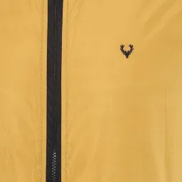 Allen Solly Yellow & Black Regular Fit Reversible Jacket image 4