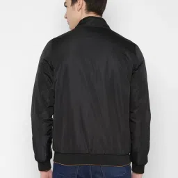 Allen Solly Yellow & Black Regular Fit Reversible Jacket image 2