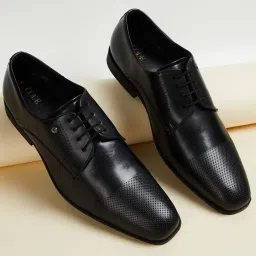 Code by Lifestyle Men's Black Derby Shoes image 1