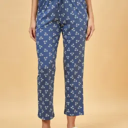 Dreamz by Pantaloons Blue Cotton Printed Pyjamas image 1