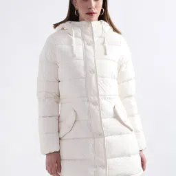GANT Off White Hooded Jacket image 1