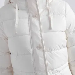 GANT Off White Hooded Jacket image 5