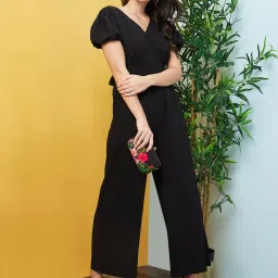 Globus Black Maxi Jumpsuit image 1