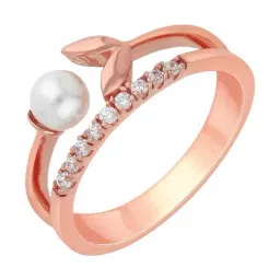 Malabar Gold and Diamonds 18k (750) BIS Hallmark Rose Gold Ring for Women-picture-38
