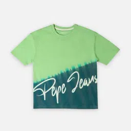 Pepe Jeans Kids Green Printed T-Shirt-picture-31
