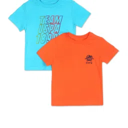 U.S. Polo Assn. Kids Assorted Solid T-Shirt (Pack Of 2) image 1