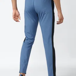 Van Heusen Flex Blue Slim Fit Striped Trackpants image 2