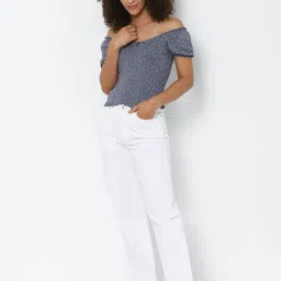 American Eagle Outfitters White Regular Fit Jeans image 4