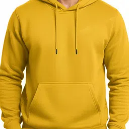 Try This Men Solid Hooded Long Sleeves Pullover Sweatshirt image 1
