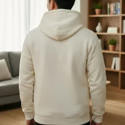 SHAUN Men Printed Hooded Sweatshirt image 3