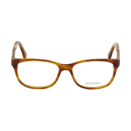 Diesel Red Square Eye Frames for Men image 4