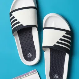 Carlton London Men's White Slides image 1