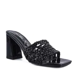 London Rag Women's Black Casual Sandals image 2