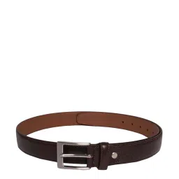 Kara Brown Solid Waist Belt for Men image 1