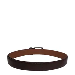 Kara Brown Solid Waist Belt for Men image 2