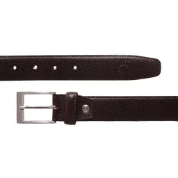 Kara Brown Solid Waist Belt for Men image 3