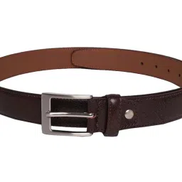 Kara Brown Solid Waist Belt for Men image 4