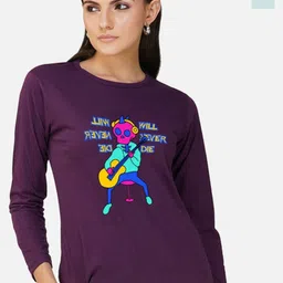 Metronaut Women 2 Printed Bio Finish Applique T-shirt-picture-40