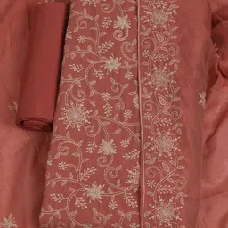 Meena Bazaar Embroidered Unstitched Dress Material-picture-35