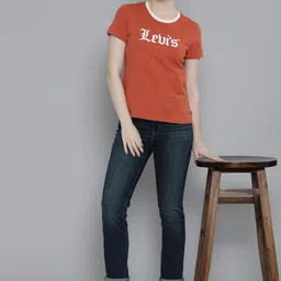 Levis Women Slim Fit Light Fade Stretchable Jeans image 4