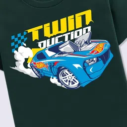 YK X Minute Mirth Boys Printed Drop-Shoulder Sleeves Pure Cotton T-shirt image 2