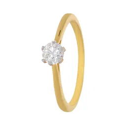 BHIMA 22K BIS Hallmark 916 Purity Yellow Gold Signity Sparkle Ring image 5