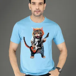 NOBLE HUSTLE Graphic Printed Round Neck Cotton T-shirt-picture-10