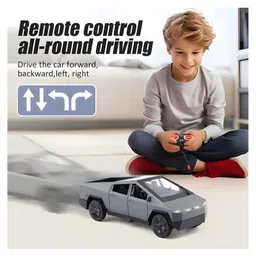 Amitasha 1:14 Scale Cyber Truck Remote Control Car All-Terrain High Speed Racing Cybertruck RC Car - Multicolor image 3