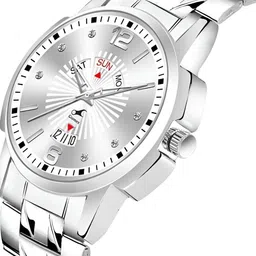 PERUCCI Men Brass Dial & Stainless Steel Bracelet Style Straps Analogue Watch WATHADHP7BJFFW5Z image 3