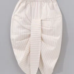 Babyhug Cotton Woven Full Sleeves Kurta & Dhoti Set Ethnic Print - Purple image 5