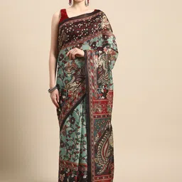 Tasarika Kalamkari Printed Saree-image-20