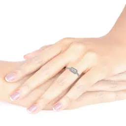 The Real Effect London Intricate and Contemporary 92.5 Sterling Silver Ring for Women image 2