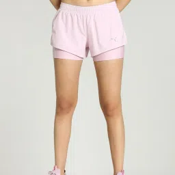 Puma Purple Textured Pattern Sports Shorts image 1