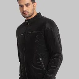 Park Avenue Black Regular Fit Jacket image 3