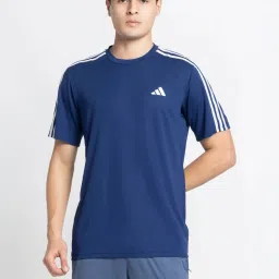 Adidas Blue TR-ES BASE 3S T T-Shirt image 1