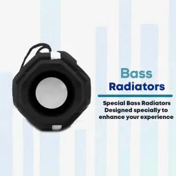 FPX Hertz Wireless Bluetooth Speaker with Super Bass Voice (Black) image 2