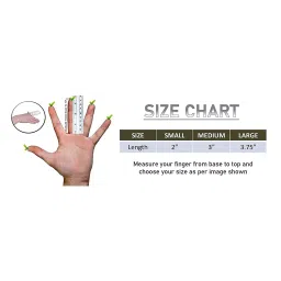 SALO ORTHOTICS Protector Finger Splint for Corns, Hammertoes, Lacerations, Ulcerations, Enlarged Joints (M) image 2