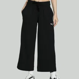 Puma Black Cotton Comfort Fit Pants image 1