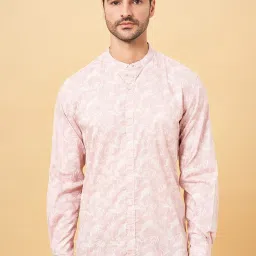 Byford by Pantaloons Crystal Rose Cotton Slim Fit Printed Shirt image 1