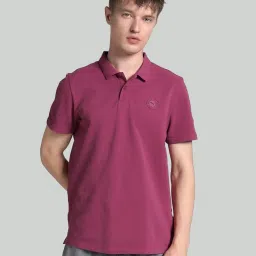 Puma Pink Cotton Slim Fit T-Shirt image 1