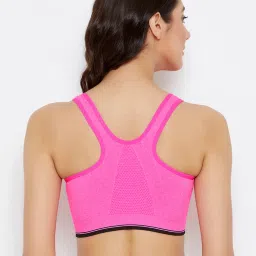 Clovia Pink Non Wired Padded Sports Bra image 2