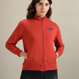 U.S. Polo Assn. Rust Cotton Graphic Print Jacket image 1