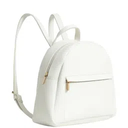 Fastrack MTO MTS newline 1 White PU Medium Backpack image 4