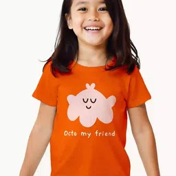 Guugly Wuugly Kids Pack of 3 Printed Cotton Round Neck Tshirt image 2