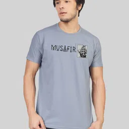 Greylongg Typography Printed Short Sleeves T-shirt-picture-11