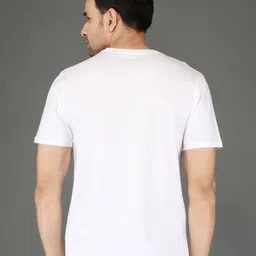 NOBLE HUSTLE Graphic Printed Round Neck Pure Cotton T-shirt image 4